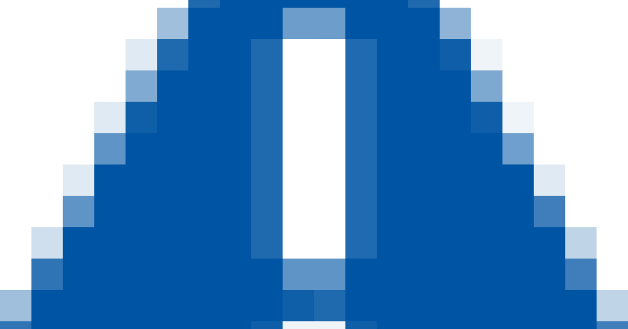 Alert Blue Triangle Icon