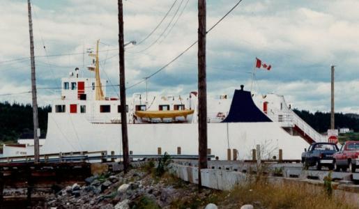 Grand Manan, Nb ferry during loading 