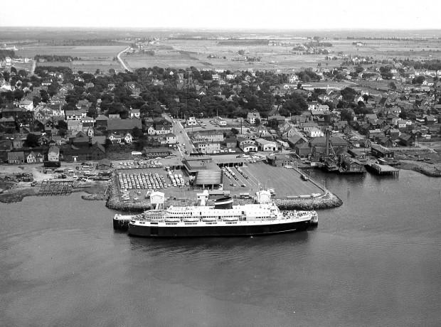 Image of the MV Bluenose at Yarmouth circa 1950s