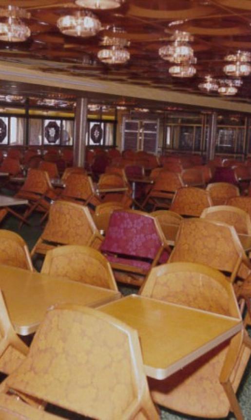 Image: passenger dining area on the MV Stena Nordica