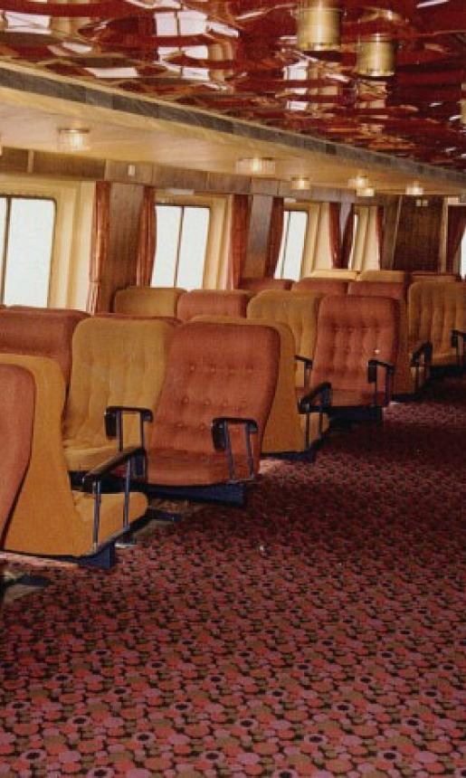Image: passenger seating area on the MV Stena Nordica
