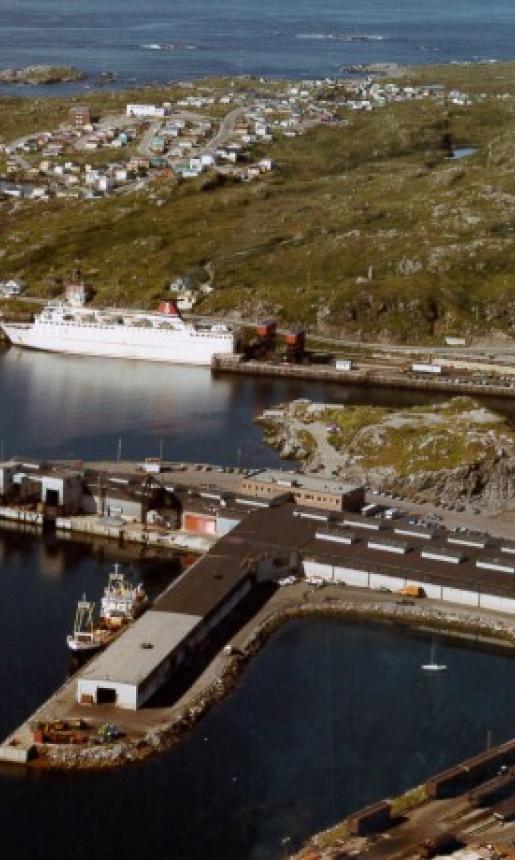 Image: MV Stena Nordica docked in Port aux Basques