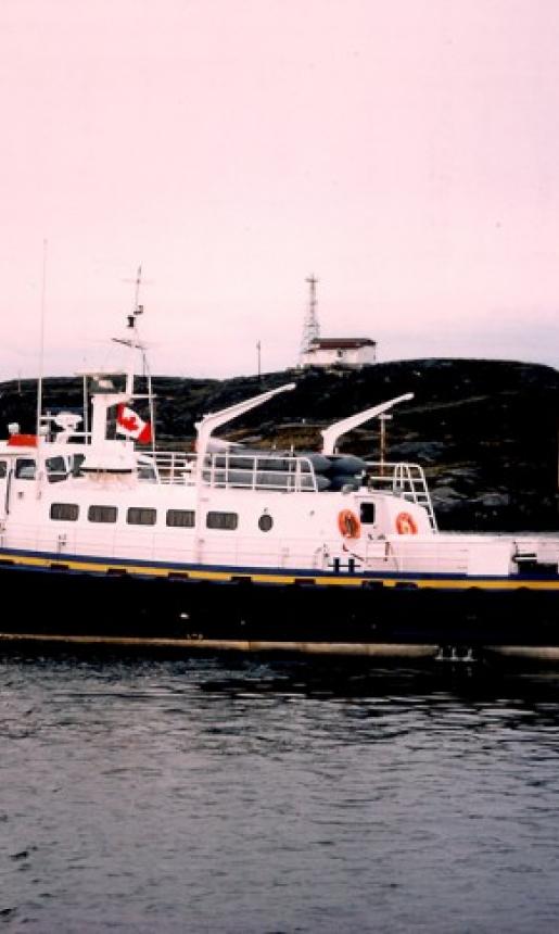 Image: the MV Marine Runner