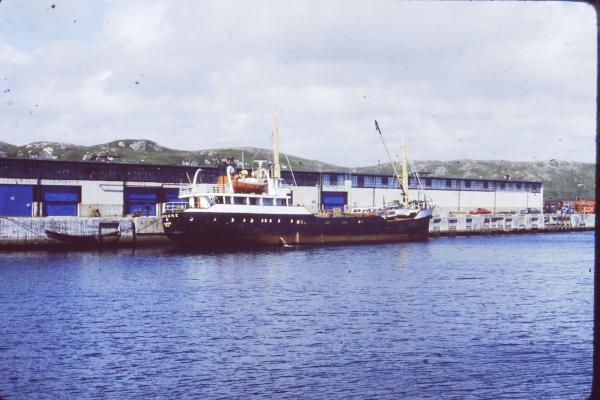 Image: MV Dunure docked in Newfoundland 